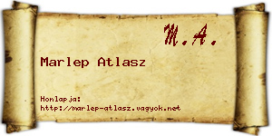 Marlep Atlasz névjegykártya